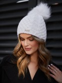 White winter hat C15 - Online store - Boutique